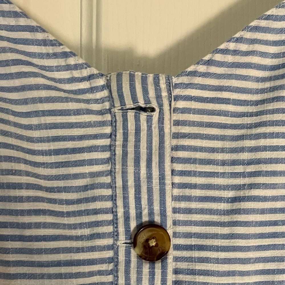 Blue Striped Sundress - Picture 2 of 4